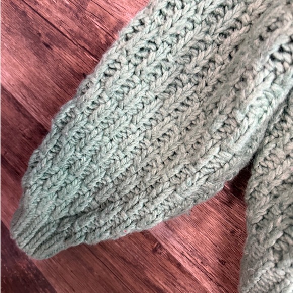 Universal Thread Textured Knit Sweater in Sage - Picture 3 of 8